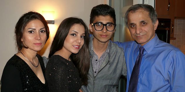 Heidarian Fraud Family;From right to left: Bijan Heidarian, Sepehr Heidarian, Setareh Heidarian, Tahereh Miar